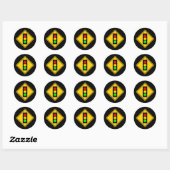 Stoplight Ronde Sticker (Vel)