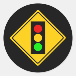 Stoplight Ronde Sticker