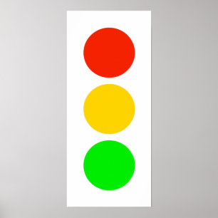 Stoplightkleuren Poster
