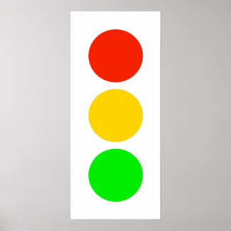 Stoplightkleuren Poster