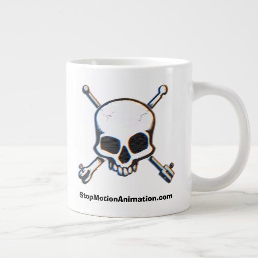 StopMotionAnimation.com 25e Jubileum Jumbo Mok (Rechts)