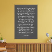 Stoppen bij Bossen op een sneeuwavond, Robert Fros Canvas Afdruk (Insitu (Woonkamer))