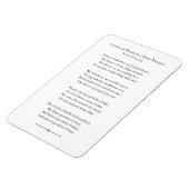 Stoppen bij Bossen op een sneeuwavond, Robert Fros Magneet (Linkerzijde)