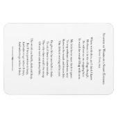 Stoppen bij Bossen op een sneeuwavond, Robert Fros Magneet (Horizontaal)