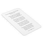 Stoppen bij Bossen op een sneeuwavond, Robert Fros Magneet (Rechterzijde)