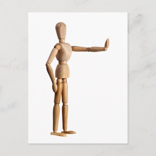 Stoppen Briefkaart (Voorkant)