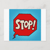 Stoppen Briefkaart (Voorkant)