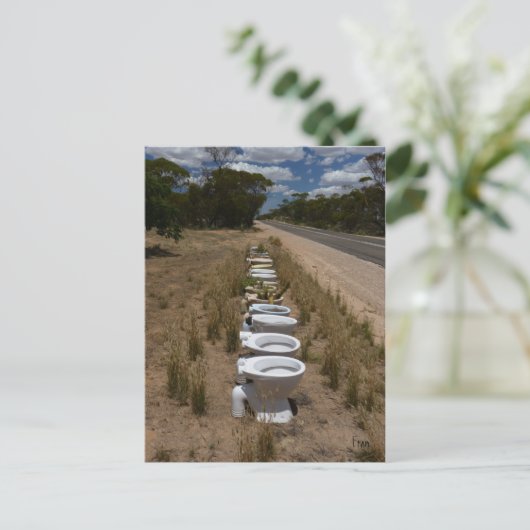 stoppen briefkaart (Staand voorkant)