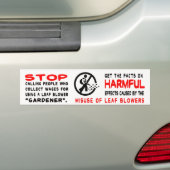 Stoppen Bumpersticker (Op auto)
