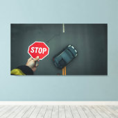 Stoppen Canvas Afdruk (Insitu (Houten vloer))