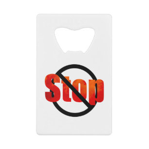 Stoppen Creditkaart Flessenopener