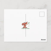 Stoppen door Bossen Snowy Evening Robert Frost Poe Briefkaart (Achterkant)