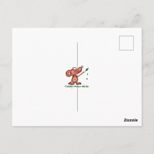 Stoppen door Bossen Snowy Evening Robert Frost Poe Briefkaart (Achterkant)