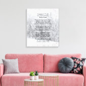 Stoppen door Bossen Snowy Evening Robert Frost Poe Canvas Afdruk (Insitu (Woonkamer))