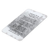 Stoppen door Bossen Snowy Evening Robert Frost Poe Magneet (Linkerzijde)