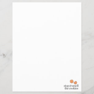 Stoppen en de koekjes verbranden flyer