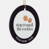 Stoppen en de koekjes verbranden keramisch ornament (Rechts)