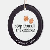 Stoppen en de koekjes verbranden keramisch ornament (Links)