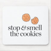 Stoppen en de koekjes verbranden muismat (Voorkant)