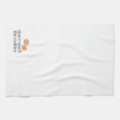 Stoppen en de koekjes verbranden theedoek (Horizontaal)