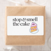 Stoppen en roken de Cake Etiket (Insitu)