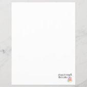 Stoppen en roken de Cake Flyer (Voorkant)