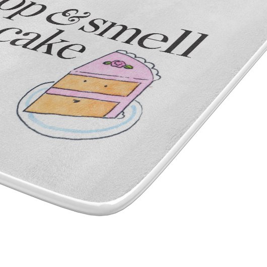 Stoppen en roken de Cake Snijplank (Hoek)