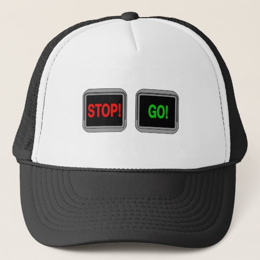 Stoppen gaan trucker pet (Voorkant)