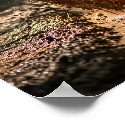 Stoppen in de modder poster (Hoek)