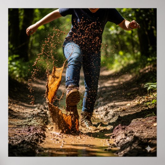 Stoppen in de modder poster (Voorkant)