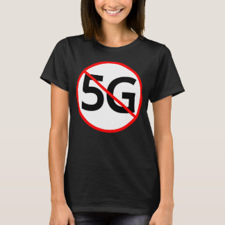Stoppen met 5g nr. 5 G-teken T-shirt