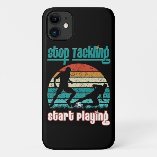Stoppen met afspelen van begin afspelen Case-Mate iPhone case (Achterkant)
