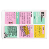 Stoppen met angst Luidaardverschuivingen Koelkast  Magneet (Horizontaal)