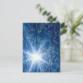 Stoppen met Bossen op een sneeuwavond Briefkaart (Staand voorkant)