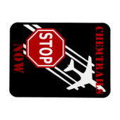 Stoppen met chemtrails magneet (Horizontaal)