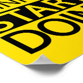 Stoppen met denken Start poster (Hoek)