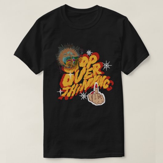 Stoppen met denken t-shirt (Design voorkant)