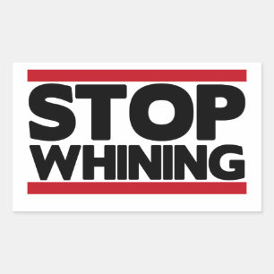 Stoppen met draaien rechthoekige sticker