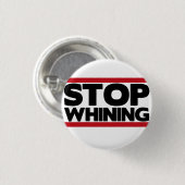 Stoppen met draaien ronde button 3,2 cm (Voorkant /achterkant)