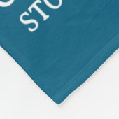 Stoppen met het kippen Engels grammatica grappig t Fleece Deken (Hoek)