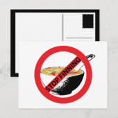 STOPPEN MET HET VINDEN VAN SHARKS BRIEFKAART (Voorkant / Achterkant)