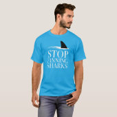 STOPPEN MET HET VINDEN VAN SHARKS T-SHIRT (Voorkant volledig)