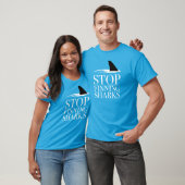 STOPPEN MET HET VINDEN VAN SHARKS T-SHIRT (Unisex)