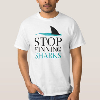 STOPPEN MET HET VINDEN VAN SHARKS T-SHIRT