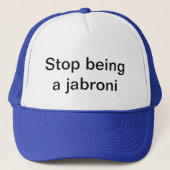 stoppen met jabroni trucker pet (Voorkant)