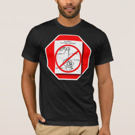 Stoppen met kantelen t-shirt