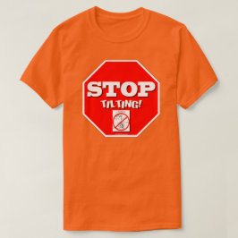 Stoppen met kantelen t-shirt