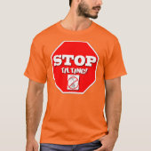Stoppen met kantelen t-shirt (Voorkant)
