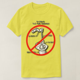 Stoppen met kantelen t-shirt