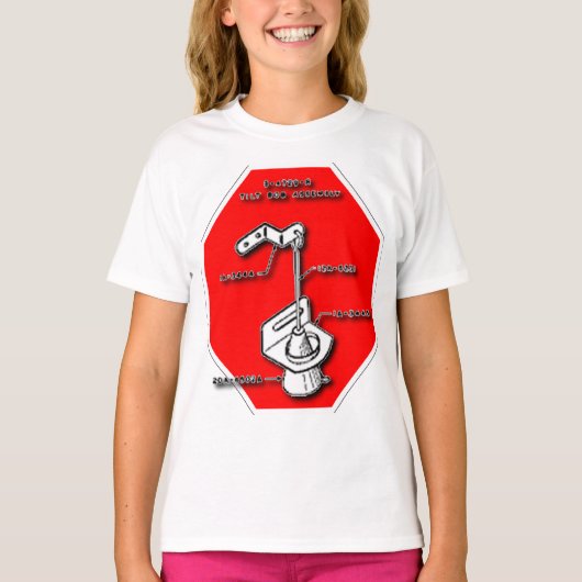 Stoppen met kantelen t-shirt (Voorkant)